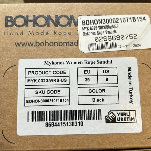 Bohonomad Mykonos Sandal 39 - Picture 12 of 16